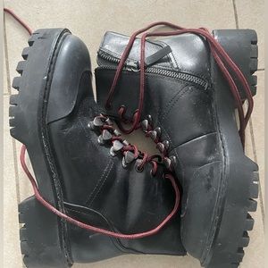 Zara Leather Boots - 36 = 6.5 women’s
